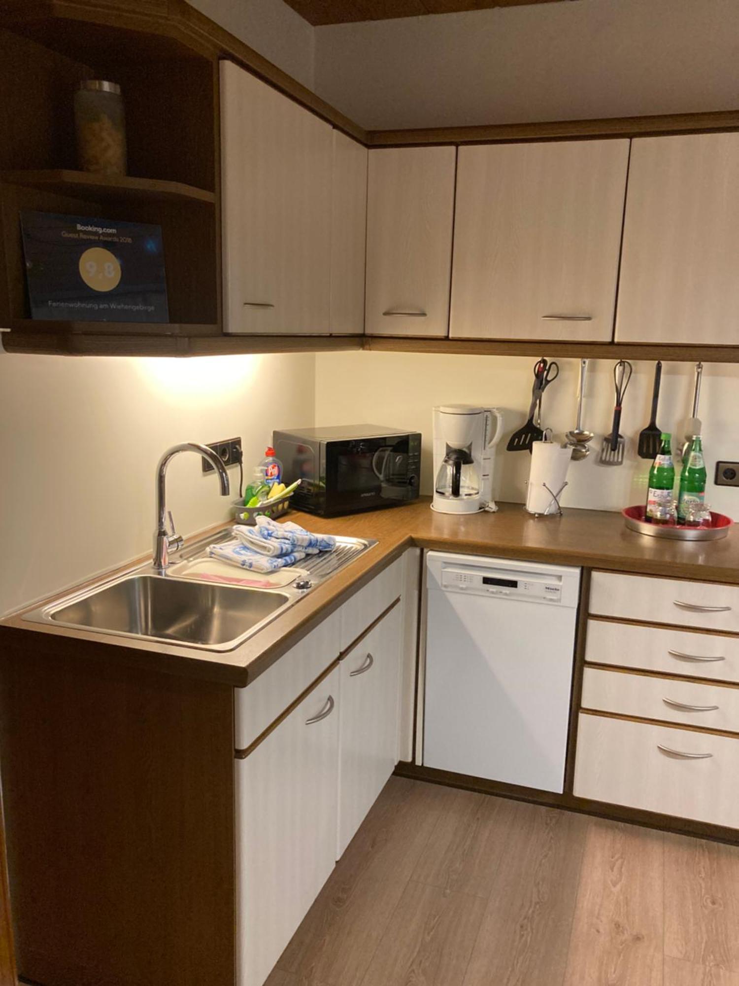 Ferienwohnung Am Wiehengebirge Hullhorst Exteriör bild