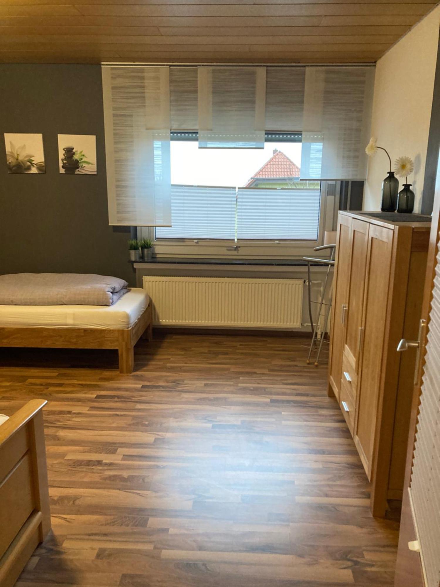 Ferienwohnung Am Wiehengebirge Hullhorst Exteriör bild